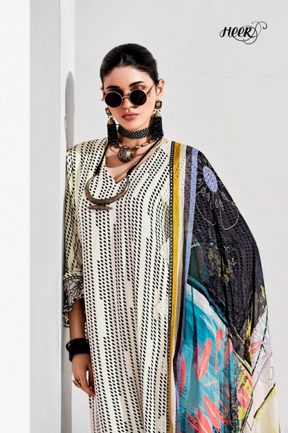 Kimora Heer Pashmina Printed Salwar Suits