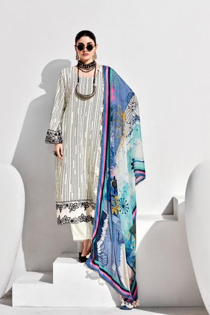 Kimora Heer Pashmina Printed Salwar Suits